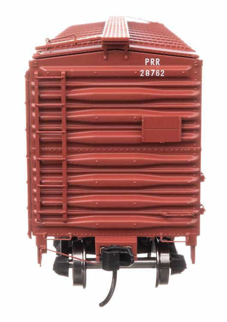 40' X29B Boxcar - Ready to Run -- Pennsylvania Railroad #28762 (Shadow Keystone Plain)-4