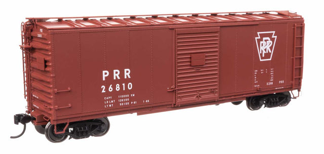 40' X29B Boxcar - Ready to Run -- Pennsylvania Railroad #26810 (Plain Keystone)-1