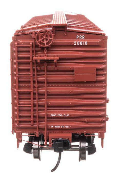 40' X29B Boxcar - Ready to Run -- Pennsylvania Railroad #26810 (Plain Keystone)-3