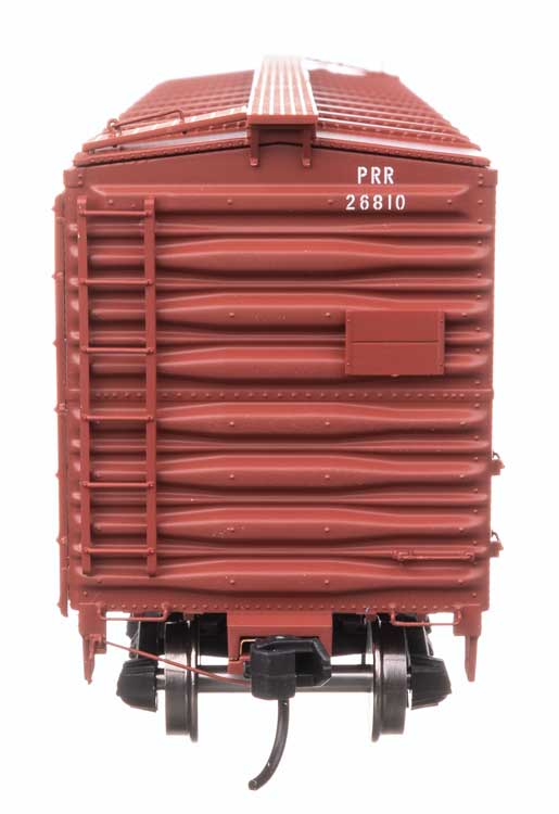 40' X29B Boxcar - Ready to Run -- Pennsylvania Railroad #26810 (Plain Keystone)-4