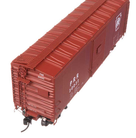 40' X29B Boxcar - Ready to Run -- Pennsylvania Railroad #30032 (Plain Keystone)-5