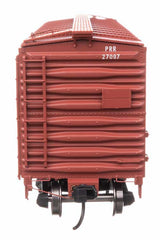 40' X29B Boxcar - Ready to Run -- Pennsylvania Railroad #27097 (Plain Keystone)-4