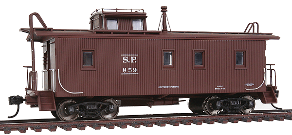 30' Southern Pacific(TM) Class C-30-1 Wood Caboose - Ready to Run -- Southern Pacific(TM) #859 (Boxcar Red, Reporting Marks Only)