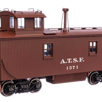 30' ATSF 1300-Series Wood Waycar (Caboose) - Ready to Run -- Santa Fe #1371 (A.T.S.F, 1938-1941 Scheme; Mineral Red, white)
