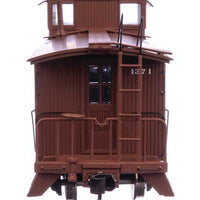 30' ATSF 1300-Series Wood Waycar (Caboose) - Ready to Run -- Santa Fe #1371 (A.T.S.F, 1938-1941 Scheme; Mineral Red, white)