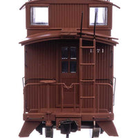 30' ATSF 1300-Series Wood Waycar (Caboose) - Ready to Run -- Santa Fe #1371 (A.T.S.F, 1938-1941 Scheme; Mineral Red, white)
