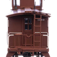 30' ATSF 1300-Series Wood Caboose - Ready to Run -- Santa Fe ATSF #1309 1943-Retirment Scheme (Mineral Red, white)