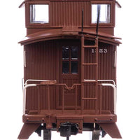 30' ATSF 1300-Series Wood Caboose - Ready to Run -- Santa Fe ATSF #1309 1943-Retirment Scheme (Mineral Red, white)
