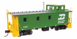 30' GTW Style Wood Caboose with Offset Coupola - Ready To Run -- Burlington Northern #11105-1