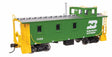 30' GTW Style Wood Caboose with Offset Coupola - Ready To Run -- Burlington Northern #11106-1