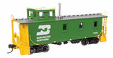 30' GTW Style Wood Caboose with Offset Coupola - Ready To Run -- Burlington Northern #11106-2