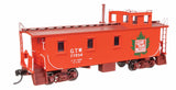 30' GTW Style Wood Caboose with Offset Coupola - Ready To Run -- Grand Trunk Western (Early) #77934-1