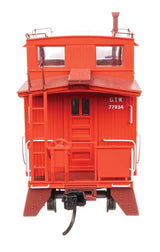 30' GTW Style Wood Caboose with Offset Coupola - Ready To Run -- Grand Trunk Western (Early) #77934-4