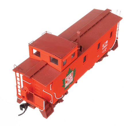 30' GTW Style Wood Caboose with Offset Coupola - Ready To Run -- Grand Trunk Western (Early) #77934-5