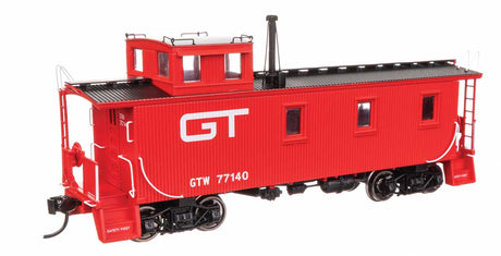 30' GTW Style Wood Caboose with Offset Coupola - Ready To Run -- Grand Trunk Western (Modern) #77140-2