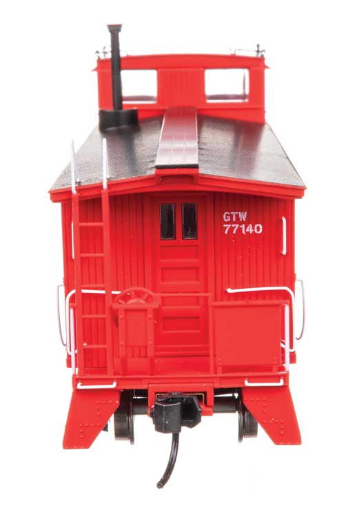30' GTW Style Wood Caboose with Offset Coupola - Ready To Run -- Grand Trunk Western (Modern) #77140-3