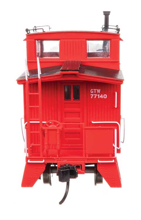 30' GTW Style Wood Caboose with Offset Coupola - Ready To Run -- Grand Trunk Western (Modern) #77140-4