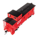 30' GTW Style Wood Caboose with Offset Coupola - Ready To Run -- Grand Trunk Western (Modern) #77140-5