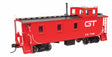 30' GTW Style Wood Caboose with Offset Coupola - Ready To Run -- Grand Trunk Western (Modern) #77901-1