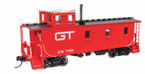 30' GTW Style Wood Caboose with Offset Coupola - Ready To Run -- Grand Trunk Western (Modern) #77901-2