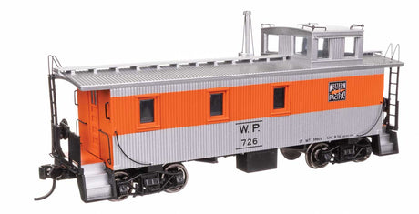 30' GTW Style Wood Caboose with Offset Coupola - Ready To Run -- Western Pacific(TM) #726-1