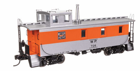 30' GTW Style Wood Caboose with Offset Coupola - Ready To Run -- Western Pacific(TM) #726-2