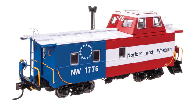Wabash Streamlined Caboose - Ready to Run -- Norfolk & Western #1776 (bicentennial)-1