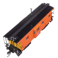 Milwaukee Road Ribside Caboose -- Milwaukee Road #991918 (orange, black, yellow; Oil Stove)