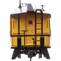Milwaukee Road Rib Sided Caboose -- Milwaukee Road #991926 (orange, black, yellow; Oil Stove)