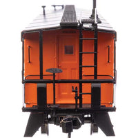 Milwaukee Road Rib Sided Caboose -- Milwaukee Road #991898 (orange, black; oil stove)