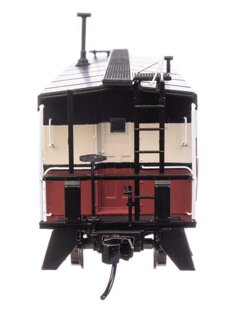 Milwaukee Road Rib Sided Caboose -- St. Maries River Railroad #995 (red, white, black; oil stove)-3