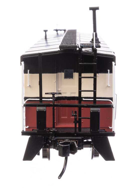 Milwaukee Road Rib Sided Caboose -- St. Maries River Railroad #995 (red, white, black; oil stove)-4