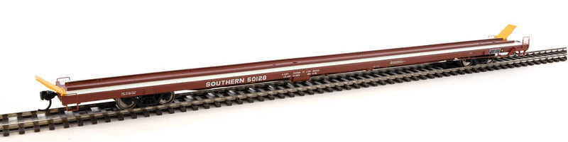 89' Bethlehem Flush-Deck Flatcar - Ready to Run -- Southern #50128-1