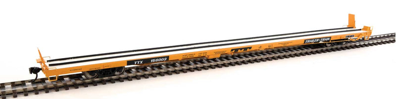 89' Bethlehem Flush-Deck Flatcar - Ready to Run -- TTX #156003-1