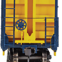 50' CC&F Bulkhead Flatcar - Ready to Run -- Ontario Northland #4548 (blue, yellow)