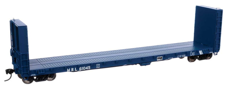 50' CC&F Bulkhead Flatcar - Ready to Run -- Montana Rail Link #61045-1