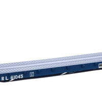 50' CC&F Bulkhead Flatcar - Ready to Run -- Montana Rail Link #61045
