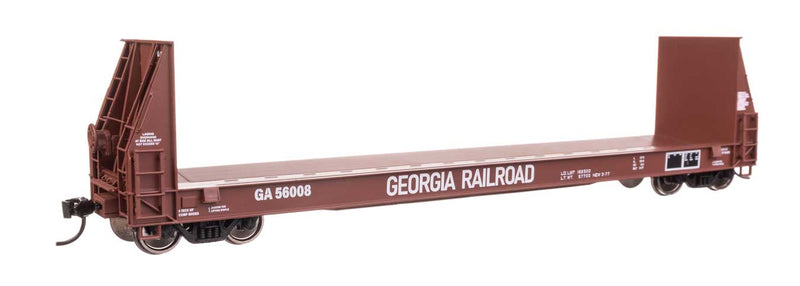 50' Sieco Pulpwood Flatcar - Ready to Run -- Georgia Railroad #56008-1