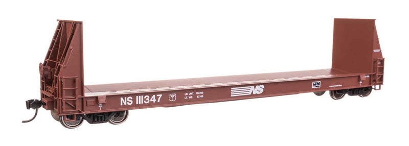 50' Sieco Pulpwood Flatcar - Ready to Run -- Norfolk Southern #111347-1