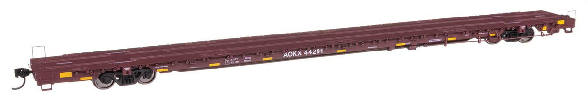 89' Greenbrier TTX 110-Ton Flatcar - Ready to Run -- Greenbrier Management Services AOKX #44291-1