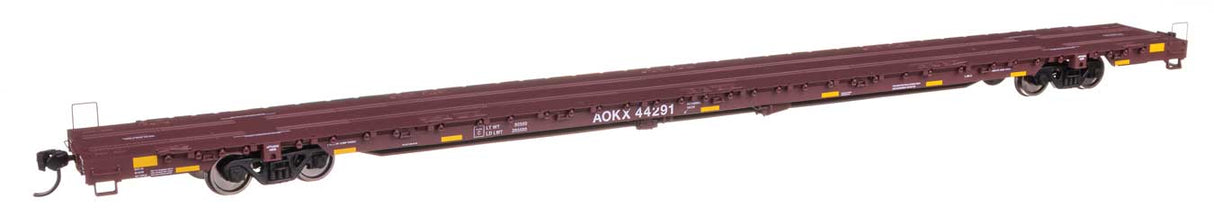89' Greenbrier TTX 110-Ton Flatcar - Ready to Run -- Greenbrier Management Services AOKX #44291-2