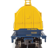 50' Evans Cushion Coil Car - Ready to Run -- Chessie System C&O #306283 (Glass-Fiber Hoods, yellow, blue)