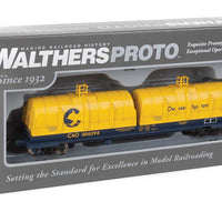 50' Evans Cushion Coil Car - Ready to Run -- Chessie System C&O #306295 (Glass-Fiber Hoods, yellow, blue)