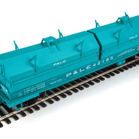 50' Evans Cushion Coil Car - Ready to Run -- New York Central P&LE #42185 (Angled Hoods, Jade Green)