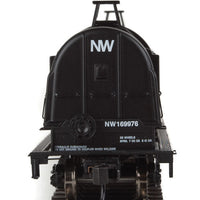 50' Evans Cushion Coil Car - Ready to Run -- Norfolk & Western #169976 (Glass-Fiber Hoods, black, NW Logo)