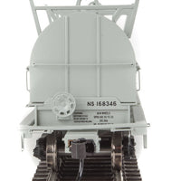 50' Evans Cushion Coil Car - Ready to Run -- Norfolk Southern #168346 (Round Hoods, gray, black, Protect II Markings)