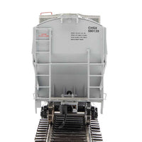 67' Trinity 6351 4-Bay Covered Hopper - Ready to Run -- Cenex Harvest States Cooperative CHSX #580139 (gray, blue CHS Logo)