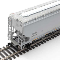 67' Trinity 6351 4-Bay Covered Hopper - Ready to Run -- Cenex Harvest States Cooperative CHSX #580149 (gray, blue CHS Logo)