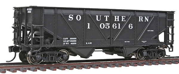 34' Steel-Sheathed War Emergency Hopper - Ready to Run -- Southern Railway #105616 (black)-1