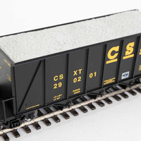 40' Ortner 100-Ton Open Aggregate Hopper - Ready to Run -- CSX #290201